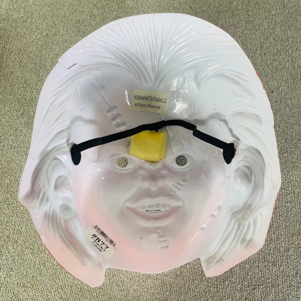 Universal Studios Chucky Adult Mask #877 Horror Movie Halloween Costume Scarred